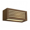 SLV BOX-L E27nástenná barva rzi 230V E27 18W IP44 232497