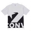 Converse STAR CHEVRON ICON REMIX TEE biela,čierna Pánske tričko M