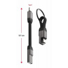 SWISSTEN MAGNETICKÝ KEYCHAIN KABEL USB-A / USB-C 9,7 CM 71551050