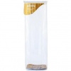 Pebbly PKV-046 Dóza sklenená štvorec sklenené veko 2,2 l