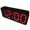 ČERVENÝ ČITATEĽNÝ HODINY BUDÍK LED JVD SB524.2 ALARM, REGULÁCIA HLASITOSTI