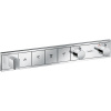 Hansgrohe 15357000 RainSelect termostat pod omietku pre 4 spotrebiče, chróm