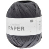 Rico design háčkovacia papierová priadza Creative paper odtieň 010 čierna - 1 ks