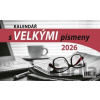 s veľkými písmenami stolný 23 x 14 cm 2026
