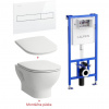 Laufen Lua - Basic CW1 set - nádržka s tlačidlom + WC Rimless so sedadlom