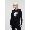 MIKINA KARL LAGERFELD IKONIK 2.0 SWEATSHIRT BLACK