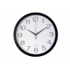 Hodiny nástenné pr.30cm,PH,sklo,kov ČER/BÍ