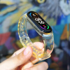 Pásik pre Xiaomi Mi Band 5/6 silikónový, žltý