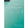 Academic Writing Skills: 3 Tchr's Manual