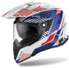 AIROH prilba COMMANDER Boost gloss white/blue - XS