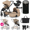 Petite&Mars Icon RWS 2v1 Mocha Beige XXL Cybex Aton B2 i-Size Základňa k autosedačke