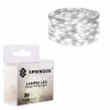 SPRINGOS LED reťaz Nano 2 m 20 LED 2x AA studená biela