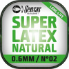 Sensas Super Latex Prírodná 0,7mm 6m Plná guma na deličku
