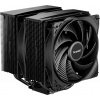 Be quiet! chladič CPU PURE ROCK PRO 3 Black / 2x120mm PWM fan / 6xheatpipe / černý BK042