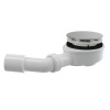Alca Sifón vaničkový pre hrubostenné vaničky, znížený, pre otvor 90 mm, DN 50, plast, chróm-lesk