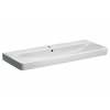 GEBERIT SMYLE SQUARE 120 x 48cm umývadlo hranaté, s otvorom, s prepadom, keramika, biela, 500.226.01.1