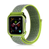 AppleMix Remienok pre Apple Watch 40 mm Series 4 + puzdro - nylon - zelený