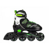 Muuwmi nastaviteľné detské inline korčule, zelené veľ. 37-40
