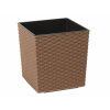 Nohel garden Obal na květník JUKA RATTAN ECO plastový 30x30x31cm