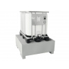 Kovová záchytná vaňa pod 600 l IBC kontajner, 620 l, 130 x 120 x 50 cm