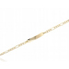 Zlatý náramok 14K 12186 KRK (Zlatý náramok 14K 12186 KRK)