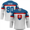 Slovensko - Tomas Tatar 2022 Replica Fan Dres Biely 5XS - 5-6r.