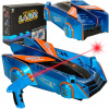 KIK RC laserom ovládané nástenné modré laserové auto