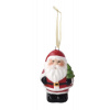 Vianočná porcelánová ozdoba vianočné motívy Christmas Decorations 1ks, Easy Life - Santa
