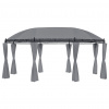 vidaXL Altánok so závesmi 520x349x255 cm, antracitový - Antracitová - 14007-155672