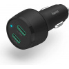 HAMA rchlonabjaka do auta, 2x USB-C Qualcomm, 45 W, ierna