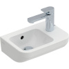 VILLEROY & BOCH Architectura závesné umývadielko s otvorom vpravo, s prepadom, 360 x 260 mm, biela alpská, 43733601