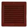 HACO 149066 Mřížka větrací se síťovinou VM, 150 x 150 mm, hnědá 0212