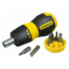 Stanley 0-66-358 multibitový ráčnový šroubovák + 6 bitů Stanley 0-66-358 Multibitový ráčnový šroubovák + 6 bitů