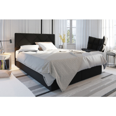Futura KROSS čalúnená manželská posteľ 160 x 200 cm, COSMIC 100