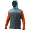 Tričko DYNAFIT Traverse Sun Hoody M cinder M