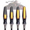DYNAMICKÉ SMEROVKY 12LED 4ks MOTOCYKEL ŠTVORKOLKA SKÚTER ATV