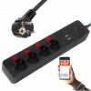 INTELIGENTNÁ NAPÁJACIA LIŠTA PREDLŽOVACÍ KÁBEL WiFi TUYA 3M 4 GN 2x USB USB-C