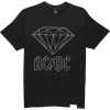 pánske tričko DIAMOND AC/DC BACK IN BLACK TEE Black L