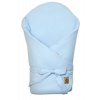 Mušelínová zavinovačka s výstužou na zaväzovanie, Baby Nellys, 75x75cm, svetlo modrá Baby Nellys