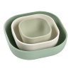 Beaba Sage Green Cotton Misty Green zo silikónu 3 dielna