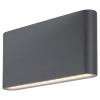 RABALUX Minimalistické vonkajšie LED nástenné svietidlo Nesna – 528 lm – 12 W (2×6 W) – 3000 K – IP54