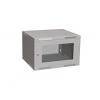 Solarix rozvaděč nástěnný skládaný SENSA LITE 6U 450mm, dveře sklo, RAL 7035, SENSA-L-6U-545-11-G 83000101
