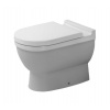 Duravit Starck 3 Stojace WC, zadný odpad, s HygieneGlaze, alpská biela 0124092000