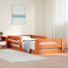 zahrada-XL Posteľ bez matraca voskovo hnedá 75x190 cm masívna borovica 855698