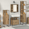 zahrada-XL Set kabinetov do kúpeľne 4 pcs dub artisan 33 x 33 x 185.5 cm 3334430