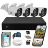 Monitorovací set DVS SET 4 KAMIER TUBA 8MPX VONKAJŠIA ANALÓGOVÁ 1TB