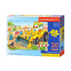mamido Puzzle 20 dielikov MAXI Buldozér v akcii