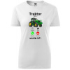 Tričko Farebné Traktor volá Farba trička: Biela, Veľkosť: 2XL, Typ: Dámske