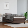 vidaXL Matrac s taštičkovými pružinami hnedý 90x200x20 cm umelá koža - Hnedá - 65551-20377