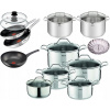 Sada hrncov - Hrnce Panvice Wok TEFAL Duetto MEGA SET induk (Sada hrncov - Hrnce Panvice Wok TEFAL Duetto MEGA SET induk)